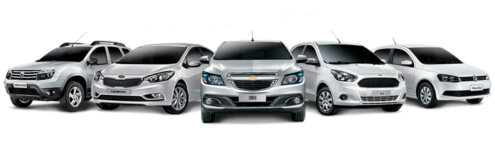 Linha de veículos disponíveis na Bragança Veículos